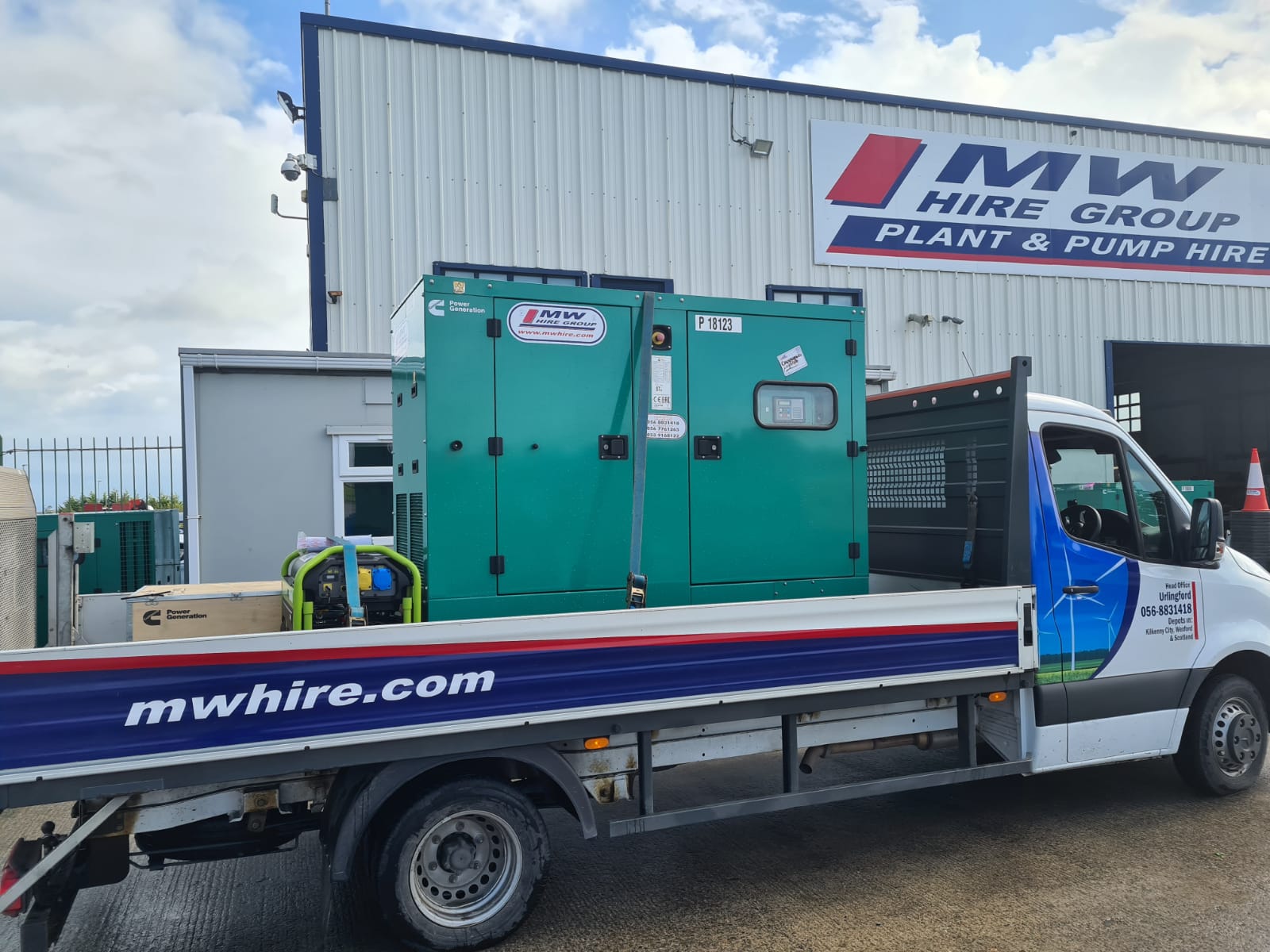 New 66 kva Cummins and changeover panel - plus New Pramac PX8000...SOLD... to a customer in Co Waterford